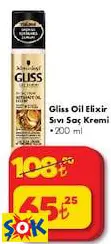 GLİSS OİL ELİXİR SIVI SAÇ KREMİ 200 ML GLİSS OİL ELİXİR SIVI SAÇ KREMİ 200 ML